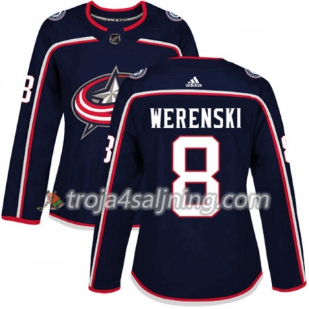 Columbus Blue Jackets tröja Zach Werenski 8 Adidas 2017-2018 Marinblå Authentic - Dame NHL Tröjor Columbus Blue Jackets tröja Zach Werenski 8 Adidas 2017-2018 Marinblå Authentic - Dame NHL Tröjor